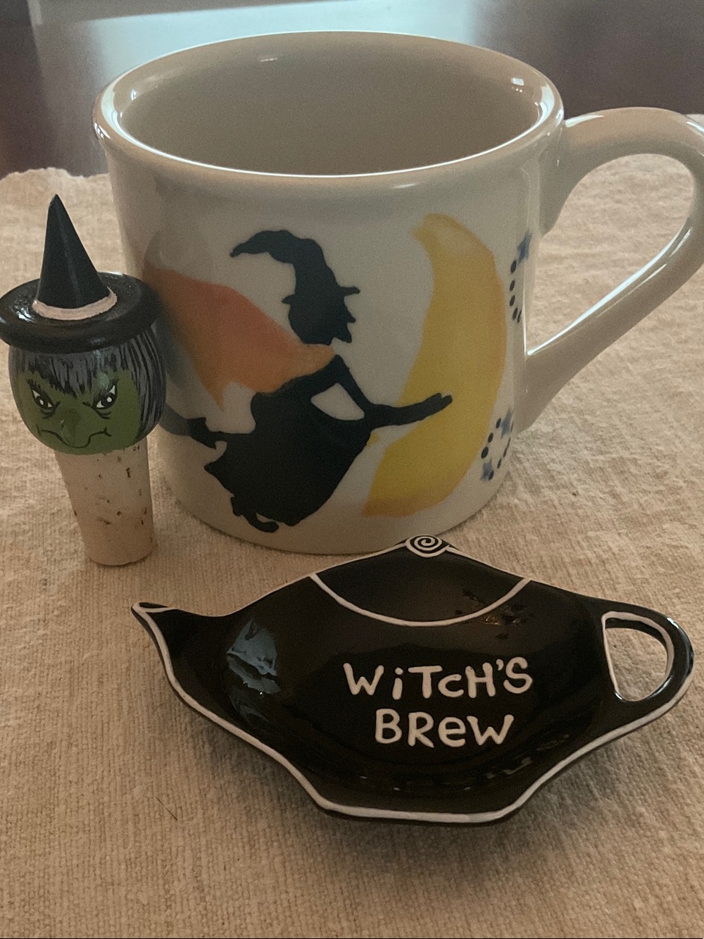 Starbucks Halloween Witch Mug and 'Witch's Brew' Tea Bag Holder